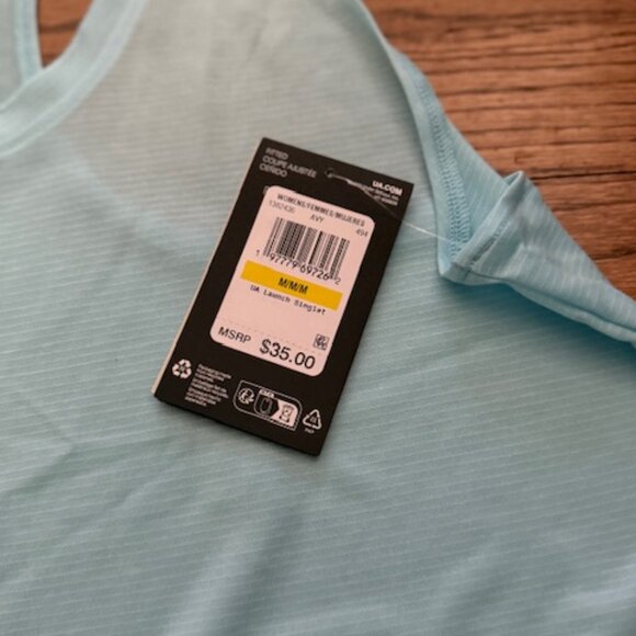 Under Armour Launch Singlet Women's Medium NWT - Picture 2 of 2